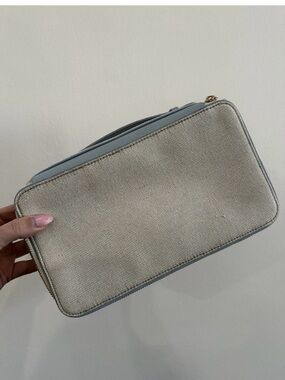 Neely & Chloe Canvas Jewelry Travel Case Bag